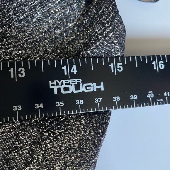 Vince Camuto Womens 0 Silver Metallic Cowl Neck Ruched Cocktail Dress - Picture 6 of 10